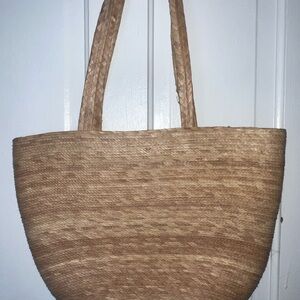 SHEIN Tan Woven Tote Bag